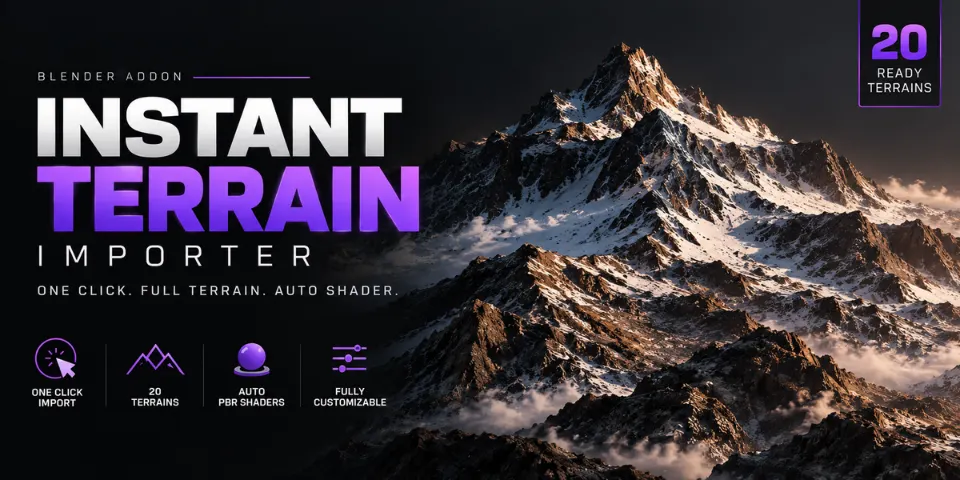 Instant Terrain Importer – One-Click Gaea Terrains